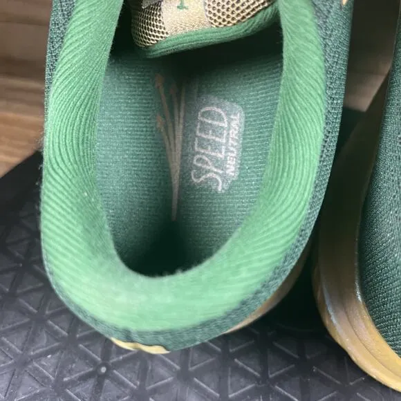 Brooks Shoes Women Size 9 Launch 7 Run Lucky St. Patricks Day Green Gold Shoes