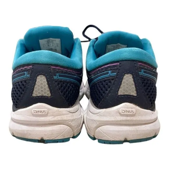 Brooks Womens Addiction‎ 13 DNA 1202531D456 Black Teal Running Shoes 8D Wide