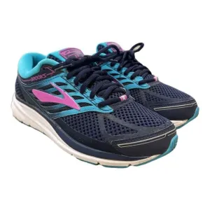 Brooks Womens Addiction‎ 13 DNA 1202531D456 Black Teal Running Shoes 8D Wide