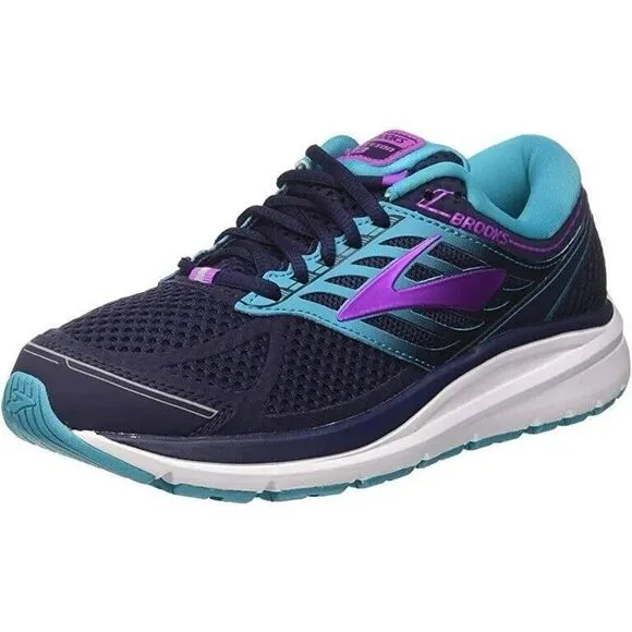 Brooks Womens Addiction‎ 13 DNA 1202531D456 Black Teal Running Shoes 8D Wide