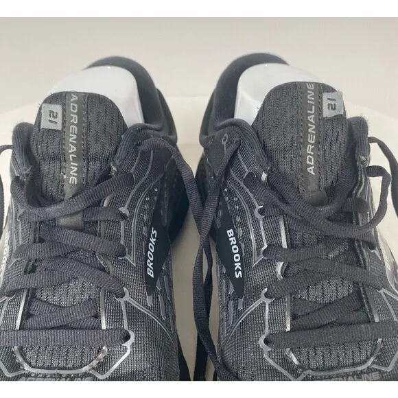 Brooks Women’s Adrenaline 21 Shoes-Black Size 11 M wide (2E) Running Athletic