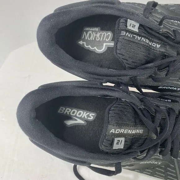 Brooks Women’s Adrenaline 21 Shoes-Black Size 11 M wide (2E) Running Athletic