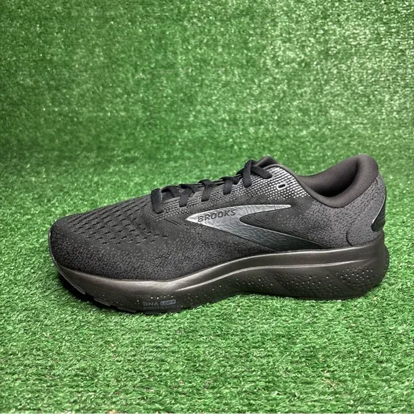 Brooks Women's Ghost 16 Lace Up Running Shoes Black Size 11 Extra Wide 2E - NEW