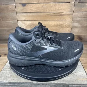 Brooks Ghost 14 Running Shoes Womens Size 10 Black Lace Up Sneakers NO INSOLES