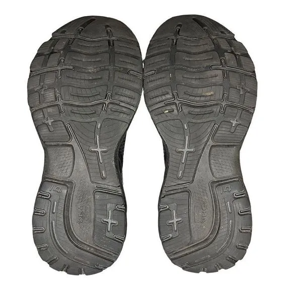 Brooks Ghost 14 Men’s Size 8 4E Extra Wide Running Shoes ‘Black’ 1103694E020