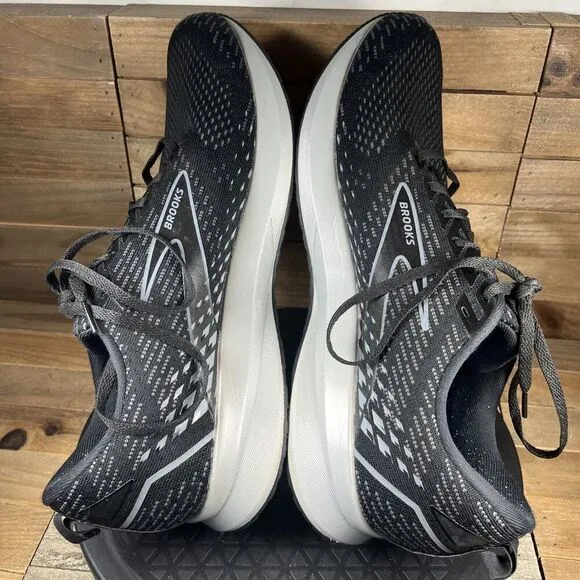 Brooks Levitate 5 Running Shoes Black/Ebony/Grey US Men Size 13 No INSOLES