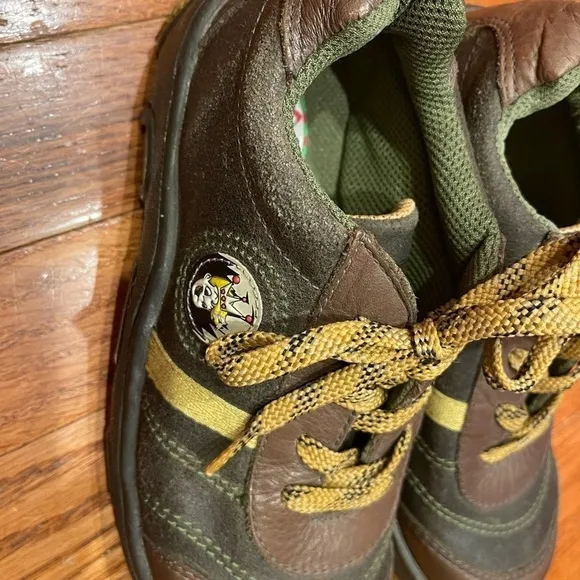 Bubble gummers Boys Shoes Size 2 (US), 33 (EU),  1 (UK) Brown &amp; Green Lace Ups