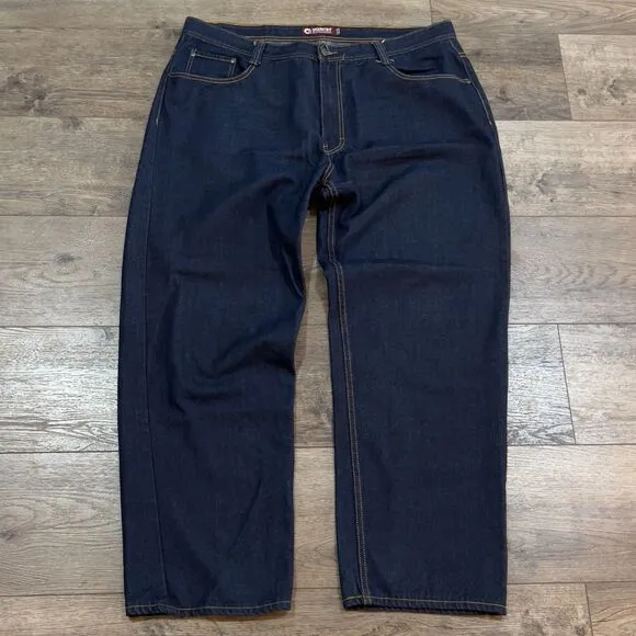 BUNDLE! 2 Pair of New Akademiks Wide Leg Baggy Jeans Big &amp; Tall Men's Size 46x34