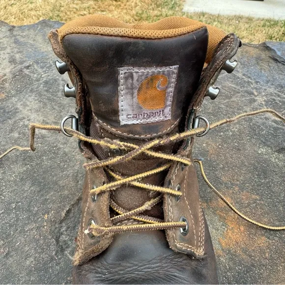 Carhartt Women Rugged Flex 6&quot; Comp Toe Work Boot CWF5355 Lace Up Durable 6.5