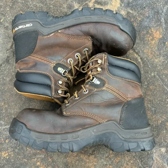 Carhartt Women Rugged Flex 6&quot; Comp Toe Work Boot CWF5355 Lace Up Durable 6.5