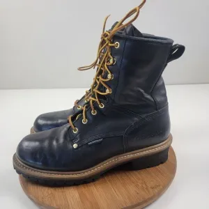 Carolina Men's CA8823 Elm 8&quot; Waterproof Logger Work Boots Shoe Size 11.5 D Tall