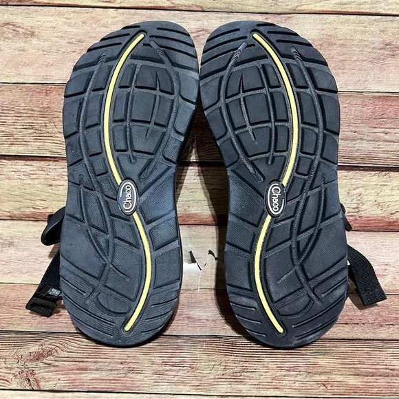 Chaco Black And White ZX2 Sandals