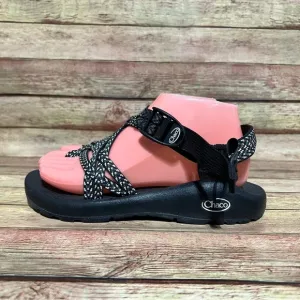 Chaco Black And White ZX2 Sandals
