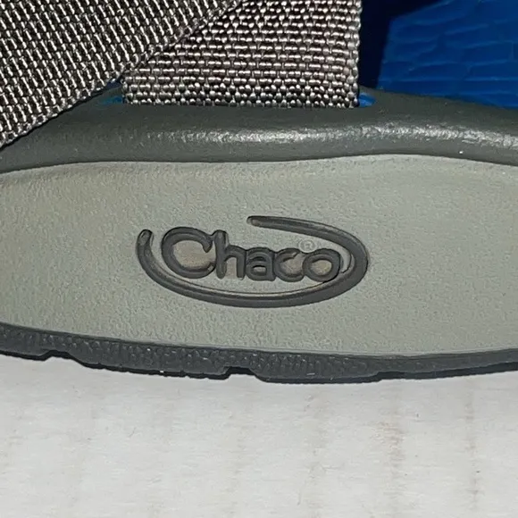 Chaco Blue And Gray Sandals