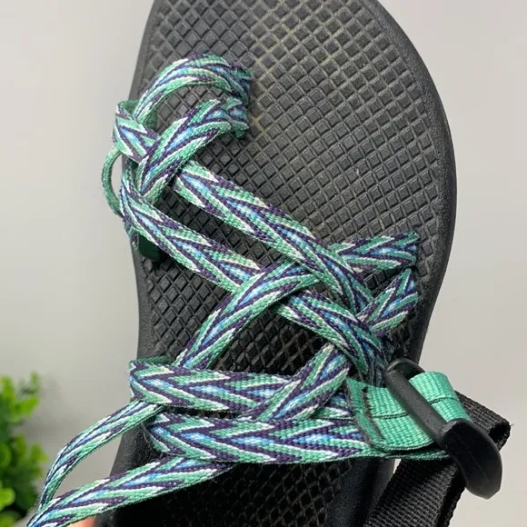 Chaco Green X2 Z Women's Sandals Size 5