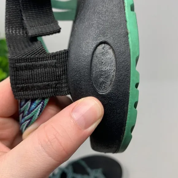 Chaco Green X2 Z Women's Sandals Size 5