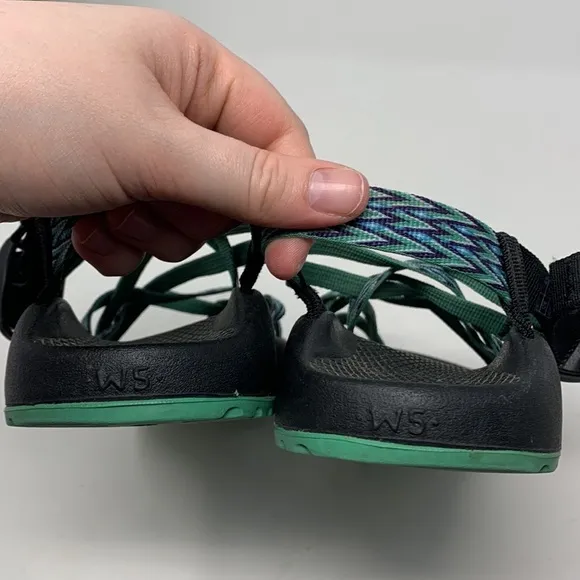Chaco Green X2 Z Women's Sandals Size 5
