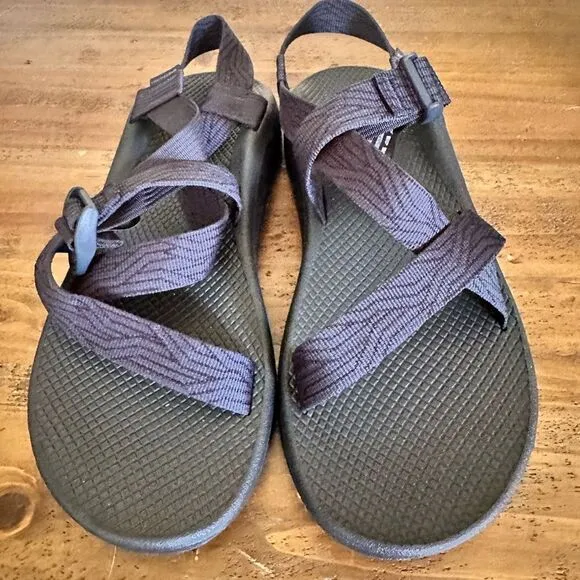 Chaco Navy Blue and Teal Sandal Slides,size 12
