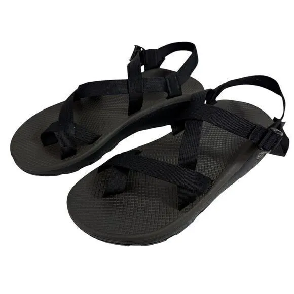 Chaco Sandals Mens‎ Size 12 Z2 Black Toe Loop Comfort Outdoor Hiking Shoes