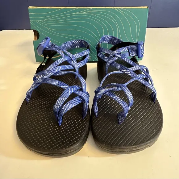 Chaco ZCloud X2 Sandals Overhaul Blue Size 8 NWT