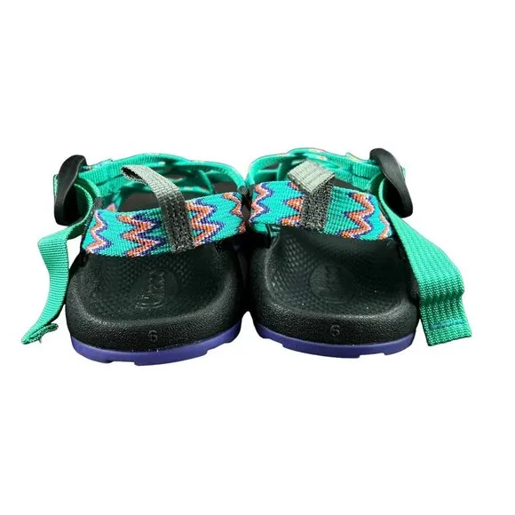 Chaco ZX/1 EcoTread Mint Leaf Sport Sandals Youth Unisex Size 5 - 6 (GS)