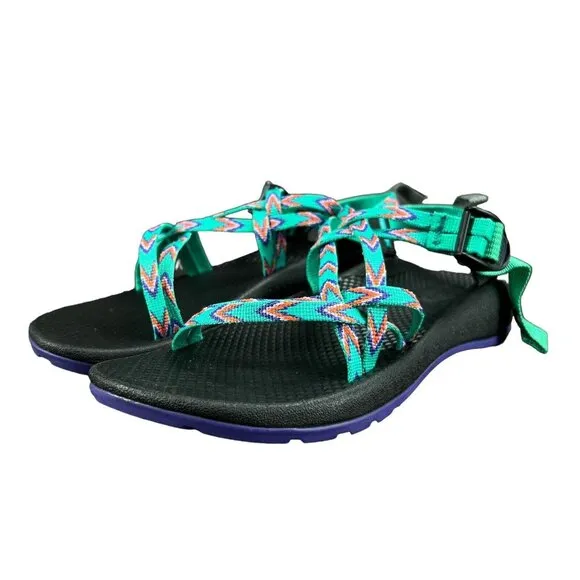 Chaco ZX/1 EcoTread Mint Leaf Sport Sandals Youth Unisex Size 5 - 6 (GS)