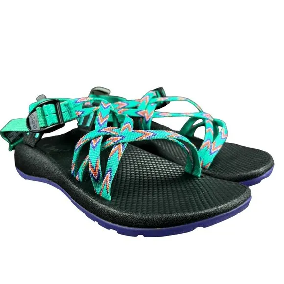 Chaco ZX/1 EcoTread Mint Leaf Sport Sandals Youth Unisex Size 5 - 6 (GS)