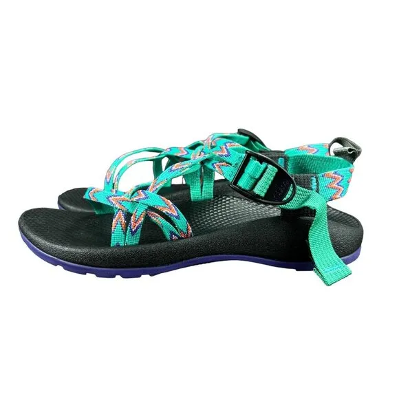 Chaco ZX/1 EcoTread Mint Leaf Sport Sandals Youth Unisex Size 5 - 6 (GS)