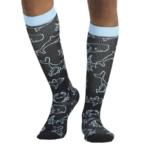 Cherokee Sea Sketch Men's Compression Socks