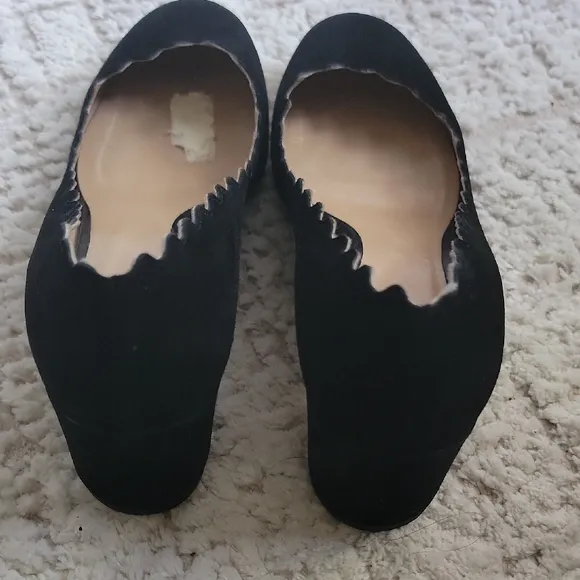 Chloe Black Suede Size 38 Org $495