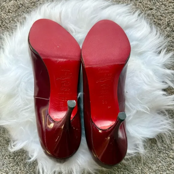 Christian Louboutin Peep-Toe Heels Size 38
