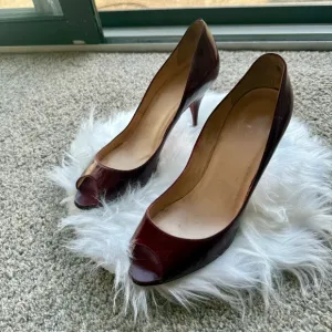 Christian Louboutin Peep-Toe Heels Size 38