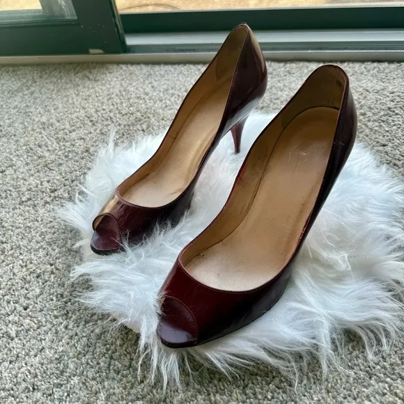 Christian Louboutin Peep-Toe Heels Size 38