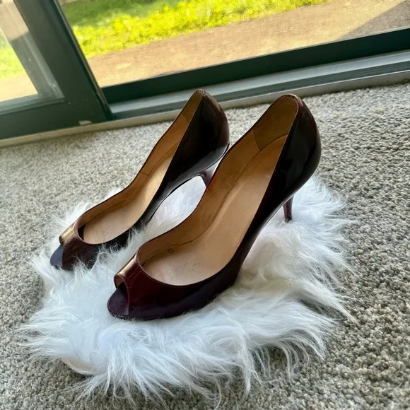 Christian Louboutin Peep-Toe Heels Size 38