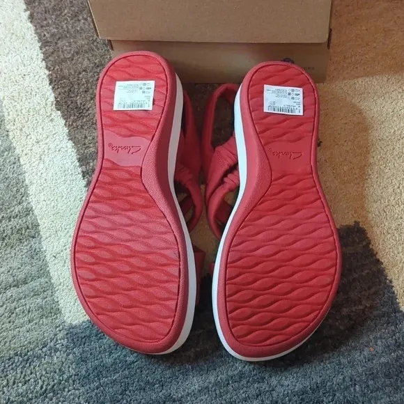 Clarks Cloudsteppers Jersey Sport Sandals- Arla Belle Size 10