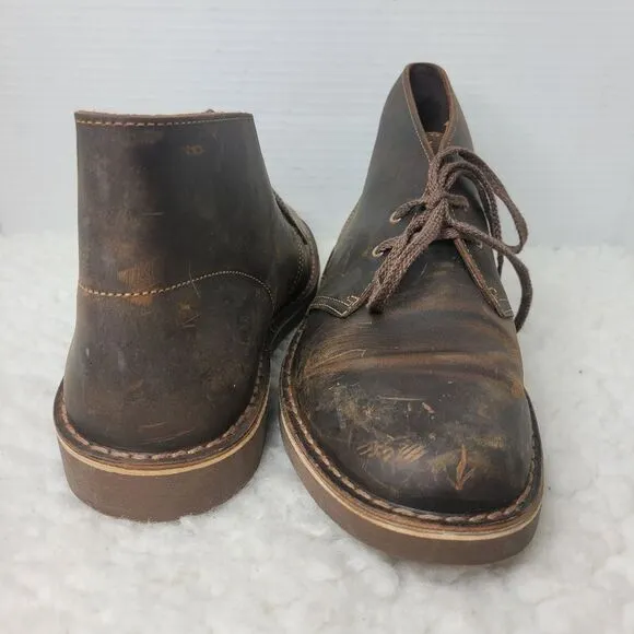 Clarks Bushacre 2 Mens Size 9 Brown Chukka Boot Shoes