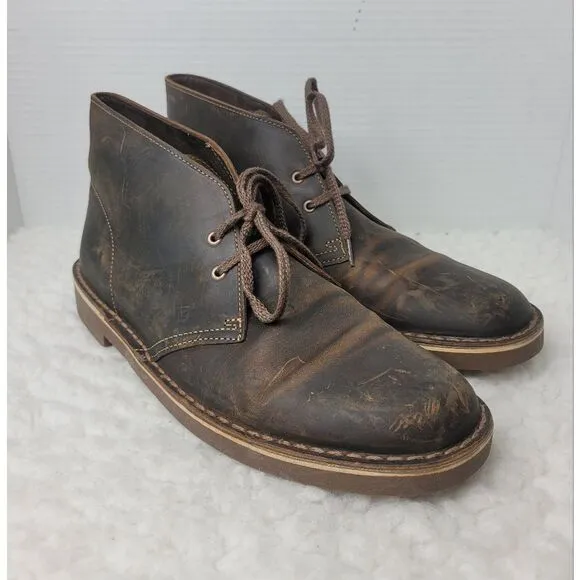 Clarks Bushacre 2 Mens Size 9 Brown Chukka Boot Shoes
