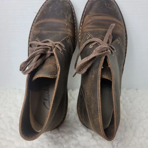 Clarks Bushacre 2 Mens Size 9 Brown Chukka Boot Shoes