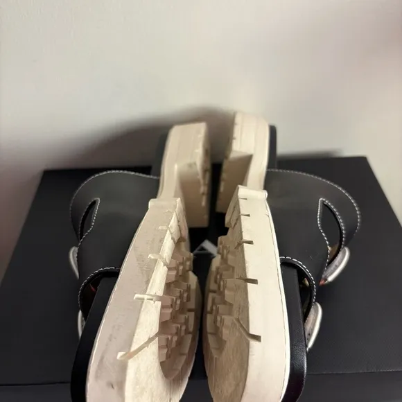 Coach Piper Black &amp; White Women's Sandals