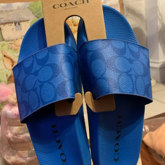 Coach slide sandals