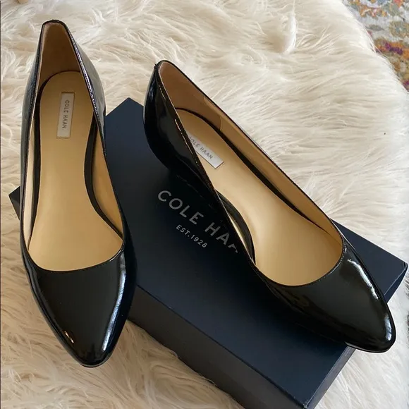 Cole Haan BETHANY patent leather Wedge Shoes