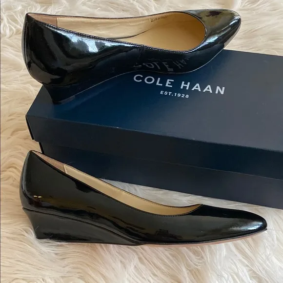 Cole Haan BETHANY patent leather Wedge Shoes