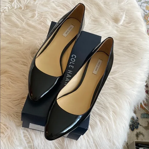 Cole Haan BETHANY patent leather Wedge Shoes