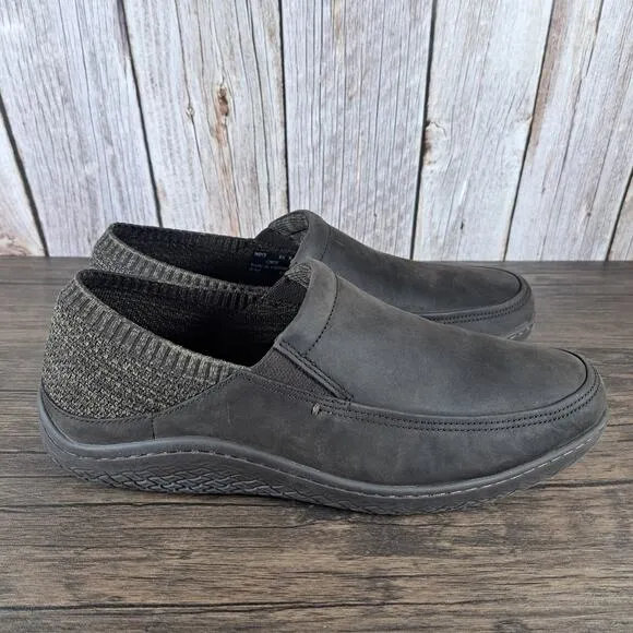 Cole Haan Grand O's Leather Motogrand Driving Loafer Men's Wide Sz 9.5 W Brown