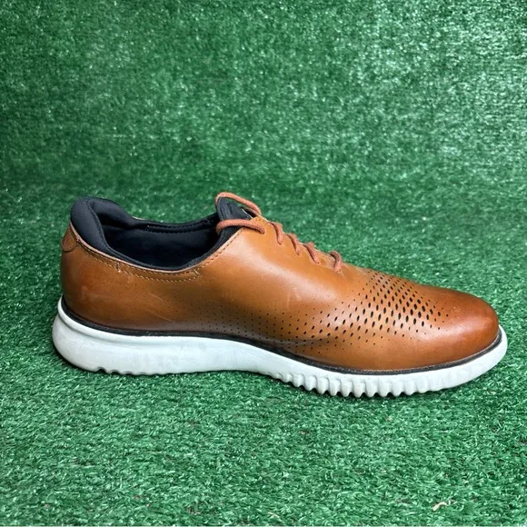 Cole Haan Shoes Mens 10.5 W Wide 2.ZeroGrand Laser Wingtip Oxford Brown C27879