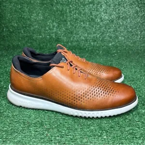 Cole Haan Shoes Mens 10.5 W Wide 2.ZeroGrand Laser Wingtip Oxford Brown C27879