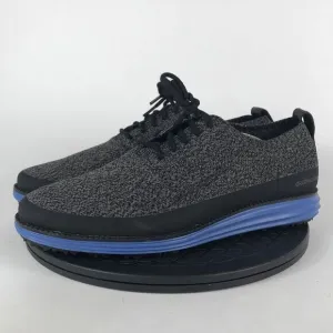 Cole Haan Original Grand Golf Shoes Gray/Blue Knit C34957 Men’s Size 12 Wide