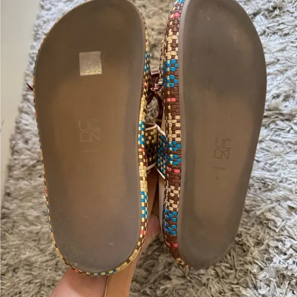 Colorful Fringe Sandals