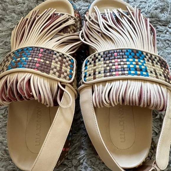 Colorful Fringe Sandals