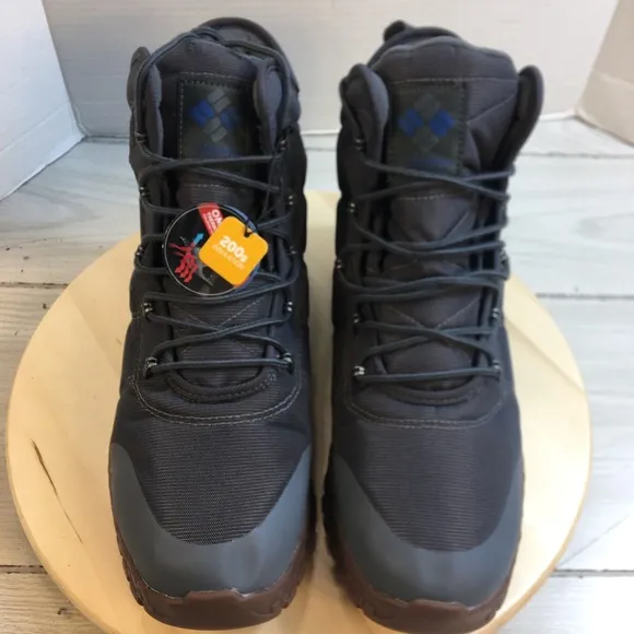 Columbia Fairbanks Omni Heat Boots Size Men's 13 Waterproof Gray NEW!